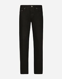 Classic black denim jeans