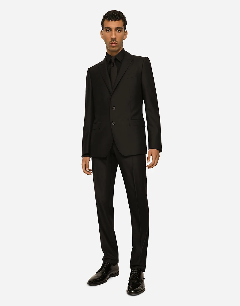 Wool and silk Martini-fit suit
