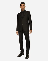 Wool and silk Martini-fit suit
