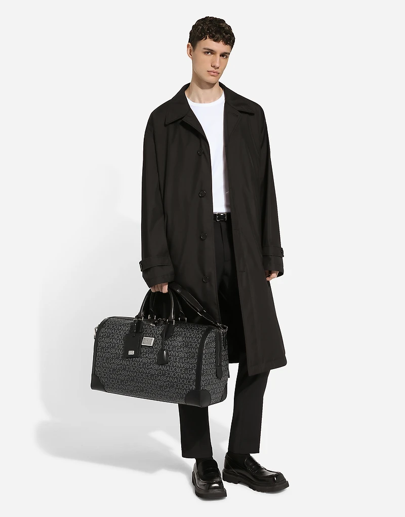 Printed jacquard holdall