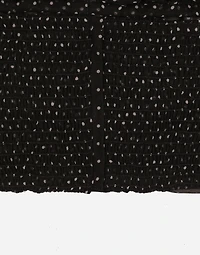 Chiffon top with polka-dot print and scarf detail