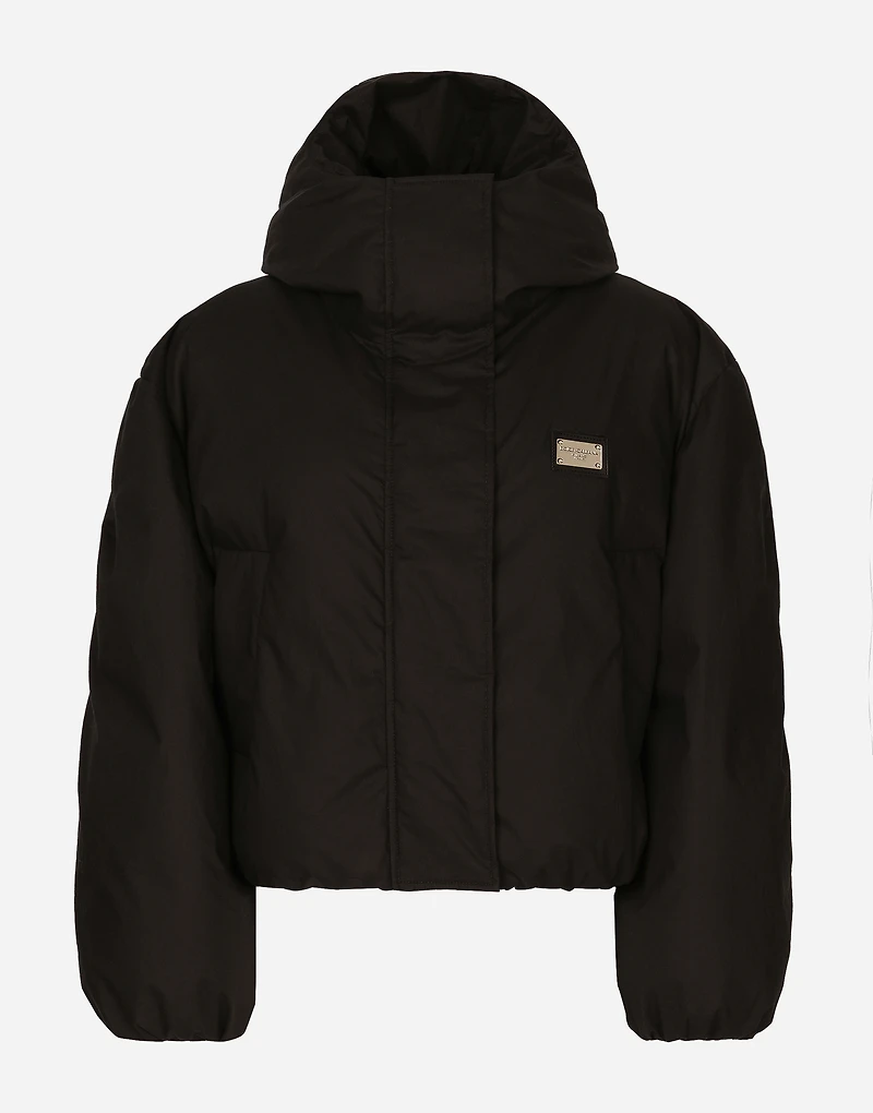 Short nylon jacket