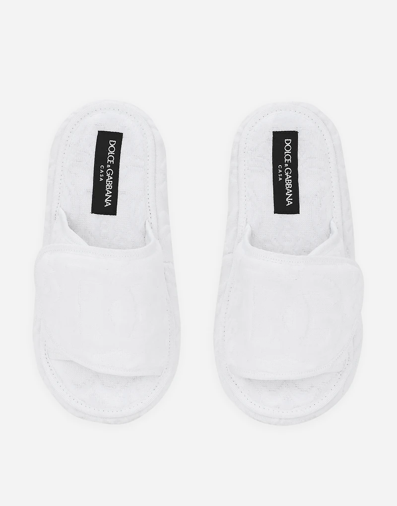 Terry Cotton Plateau Slippers