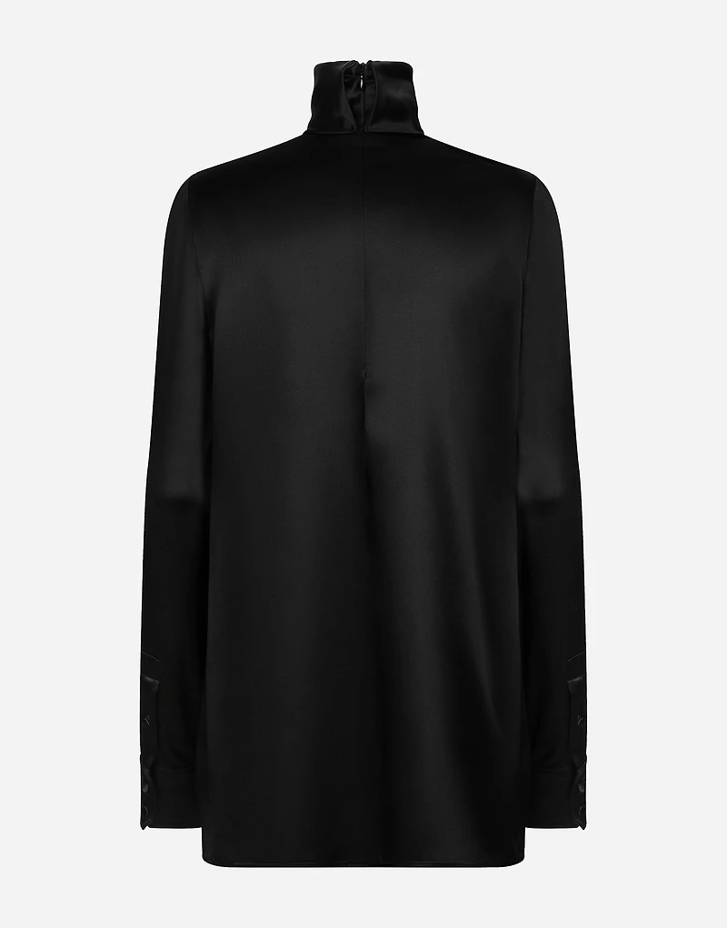 Silk satin blouse