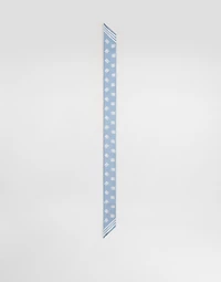 Twill headscarf with all-over DG logo print (6x100)