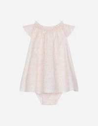 Poplin dress with bloomers