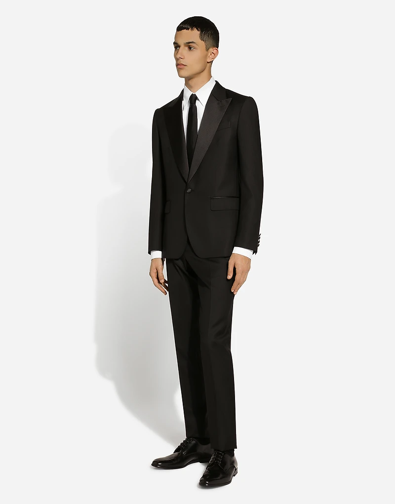 Single-breasted tuxedo suit