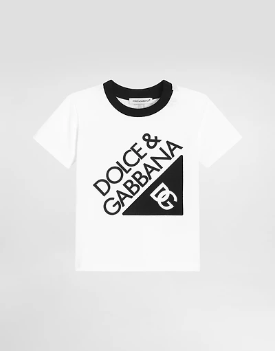 Jersey T-shirt with Dolce&Gabbana logo