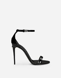 Patent leather sandals