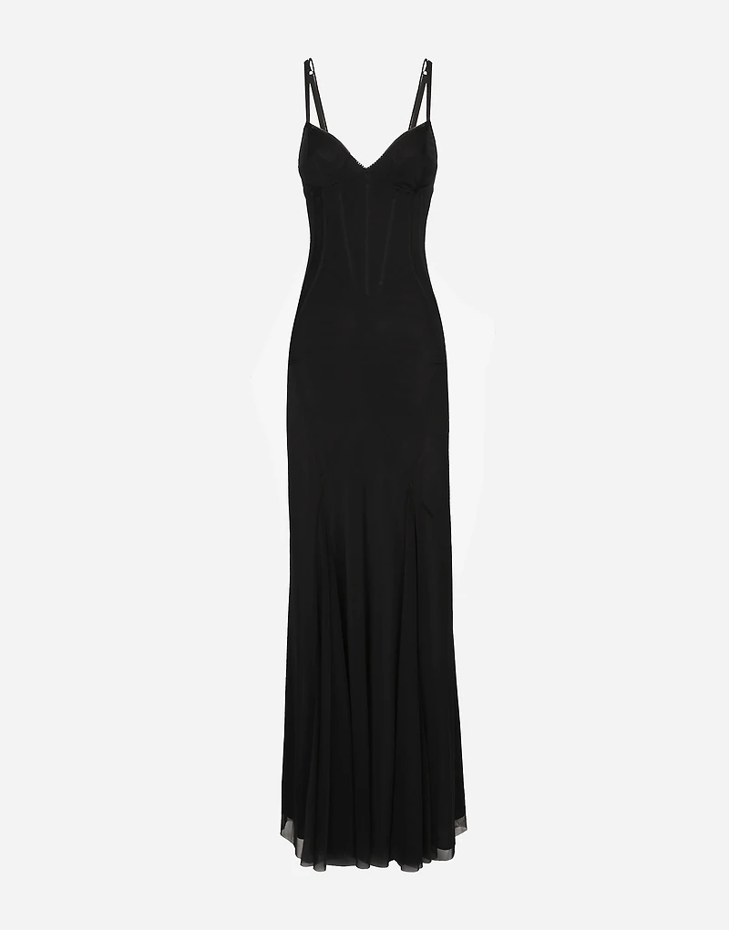 Long tulle dress