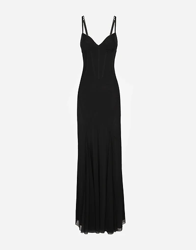 Long tulle dress