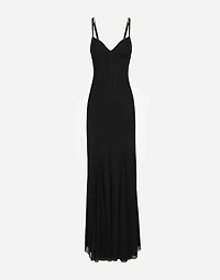 Long tulle dress