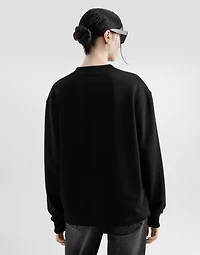 Jersey sweatshirt with DG embroidery