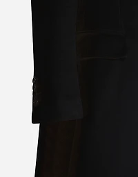 Single-breasted cashmere coat