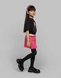 Jersey T-shirt with Dolce&Gabbana logo and rose