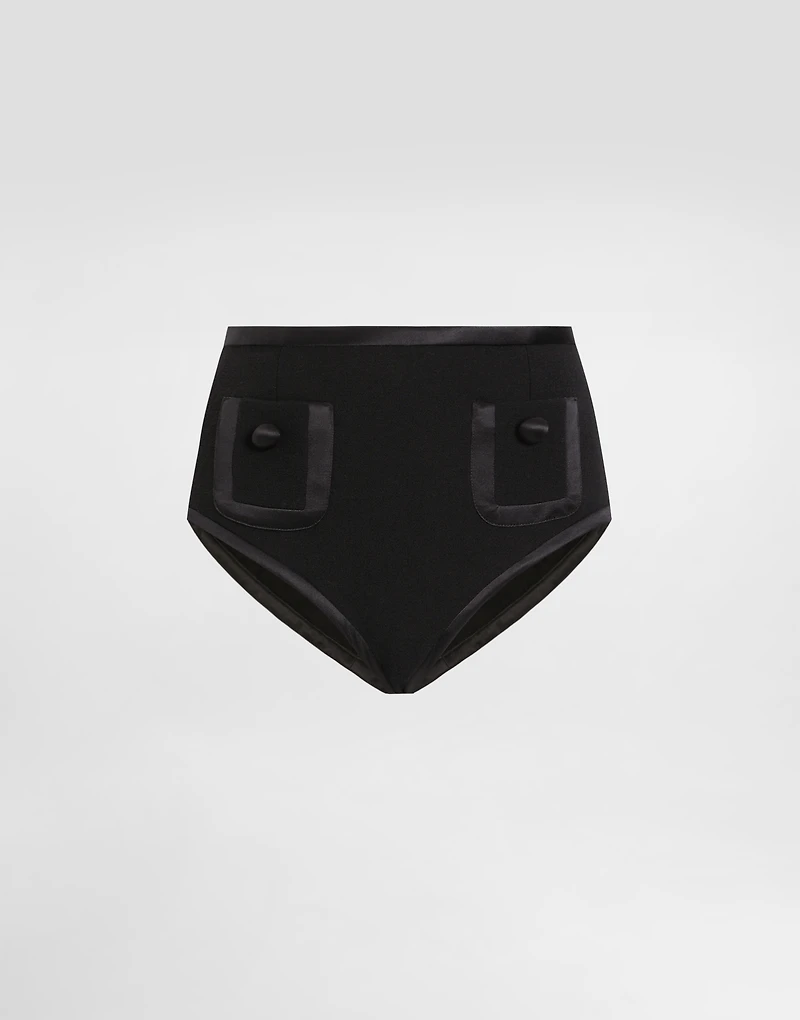 Woolen high-waisted panties