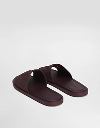 Rubber beachwear slides