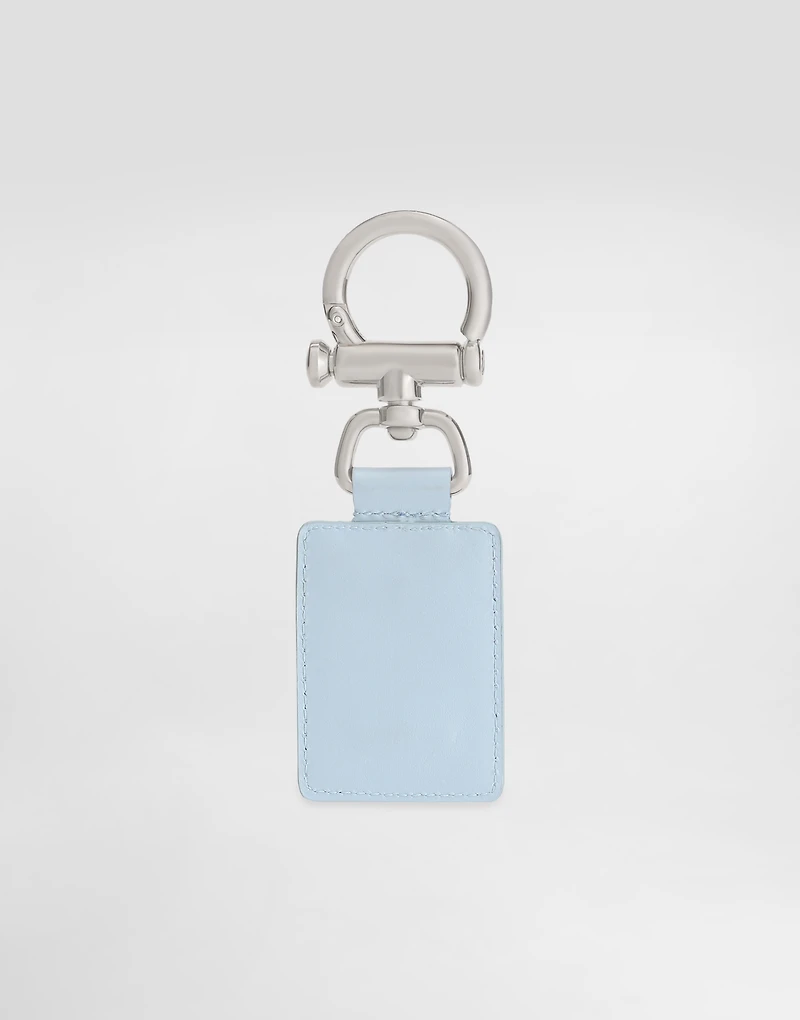 Smooth calfskin keyring