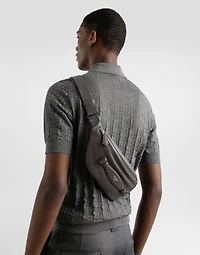 Calfskin nappa leather belt bag