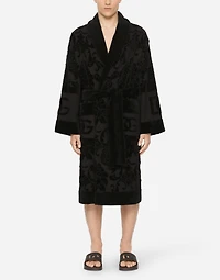 Bath Robe Terry Cotton Jacquard