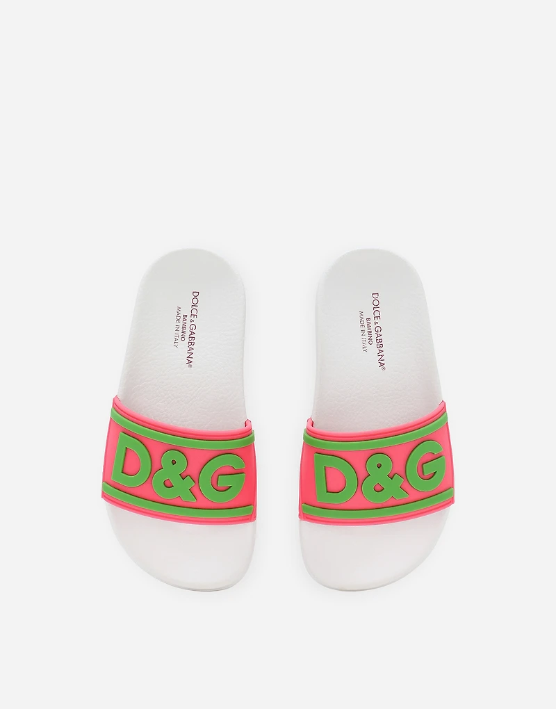 Rubber beachwear sliders