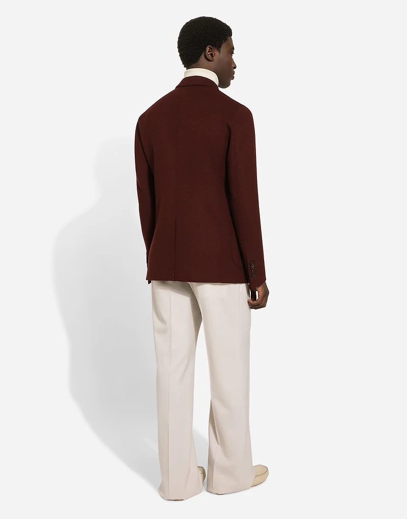 Double-breasted wool Portofino-fit jacket