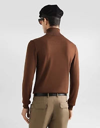 Cashmere turtleneck pullover