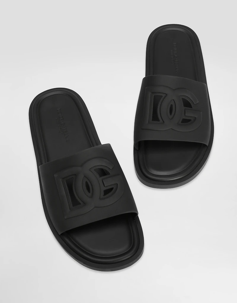 Rubber beachwear sliders
