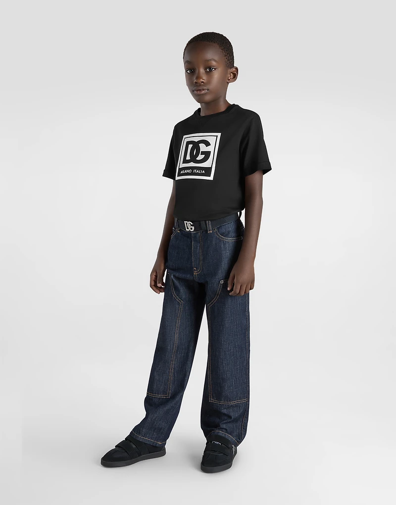 Jersey T-shirt with DG logo