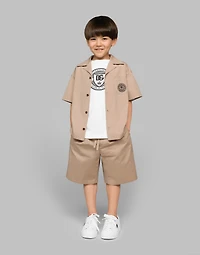 Poplin shorts with DG logo