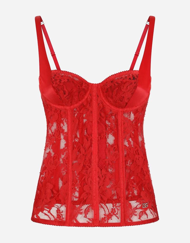 Lace lingerie corset