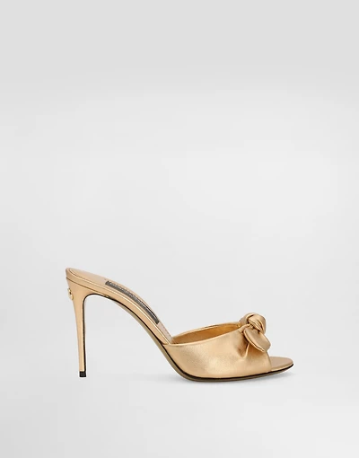 Mordoré nappa leather sandals
