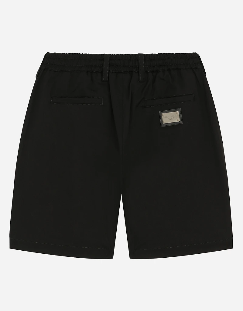 Gabardine shorts