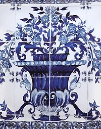 Duchesse cotton cushion large