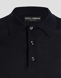 Cashmere polo shirt