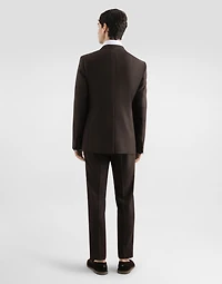 Double-breasted taormina wool jacket