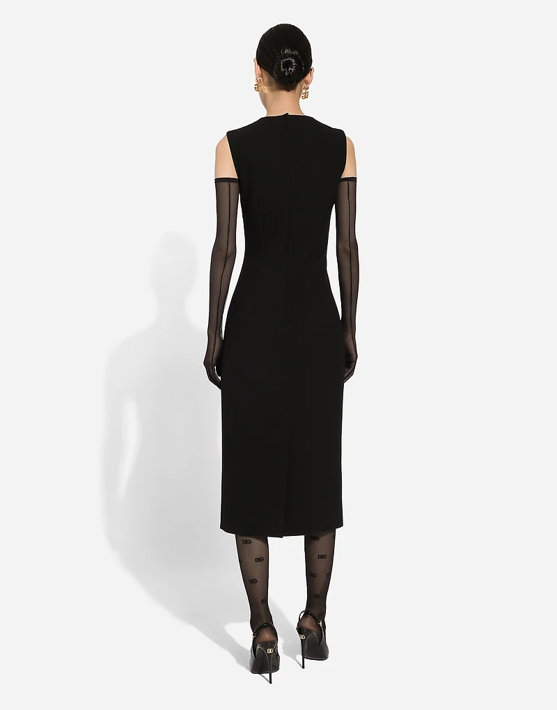 Wool sheath dress