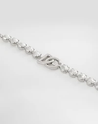 Bracelet with rhinestones and DG logo