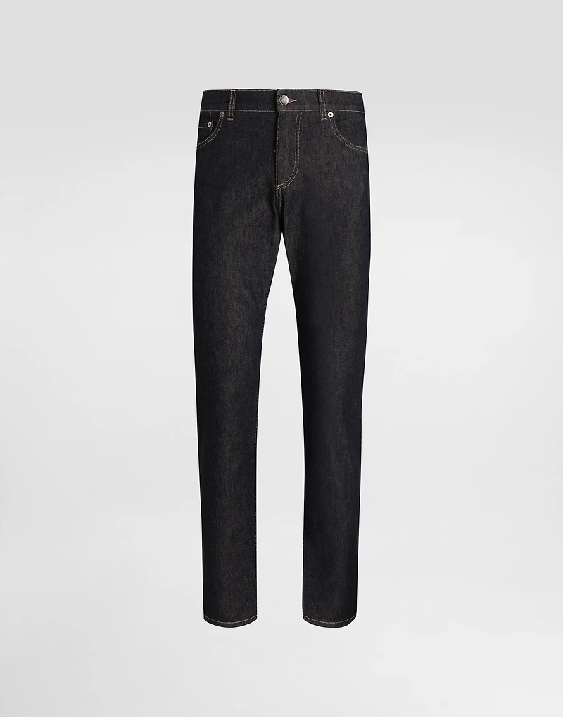 Slim-fit stretch cotton jeans