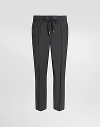 Wool jogging pants