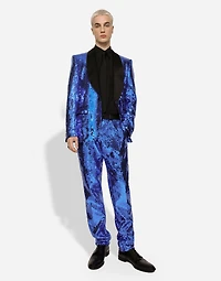 Sequined single-breasted Sicilia-fit tuxedo suit