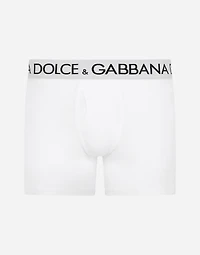 Two-way-stretch cotton jersey long-leg boxers