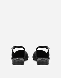 Satin slingbacks