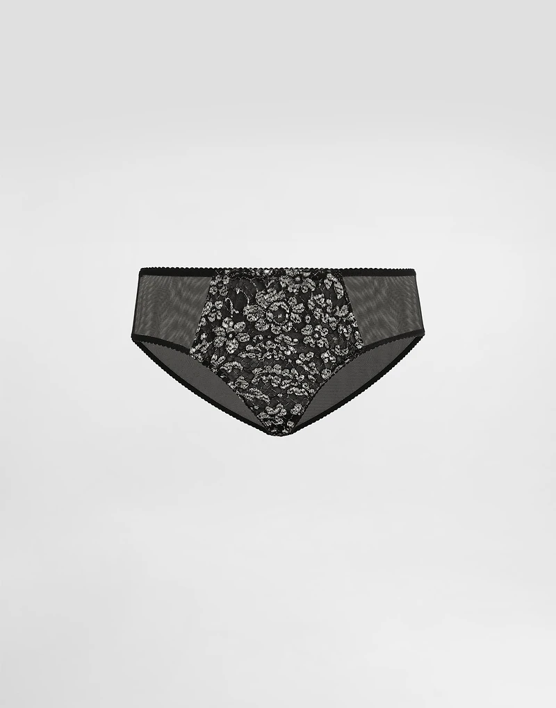 Tulle and lace briefs