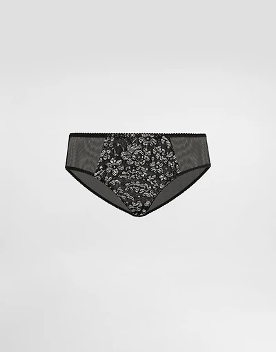 Tulle and lace briefs