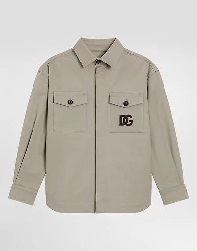 Stretch gabardine shirt