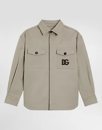 Stretch gabardine shirt