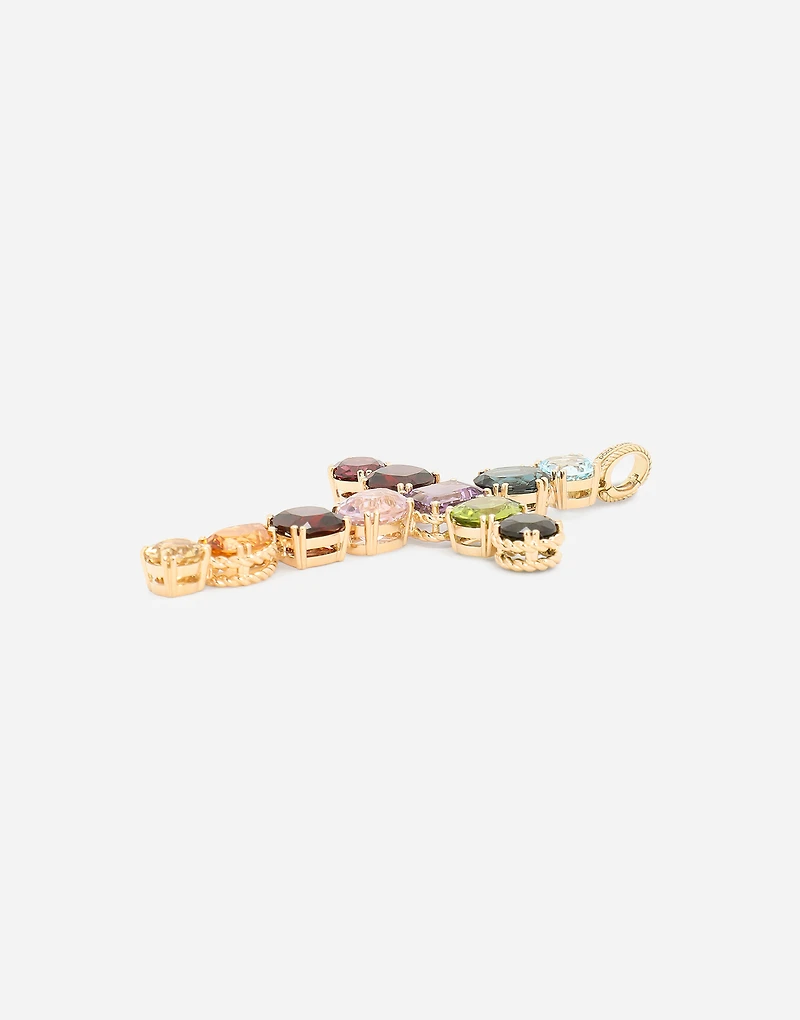 Charm Rainbow 
 18-carat yellow gold and multicolored gems