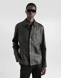Leather shirt