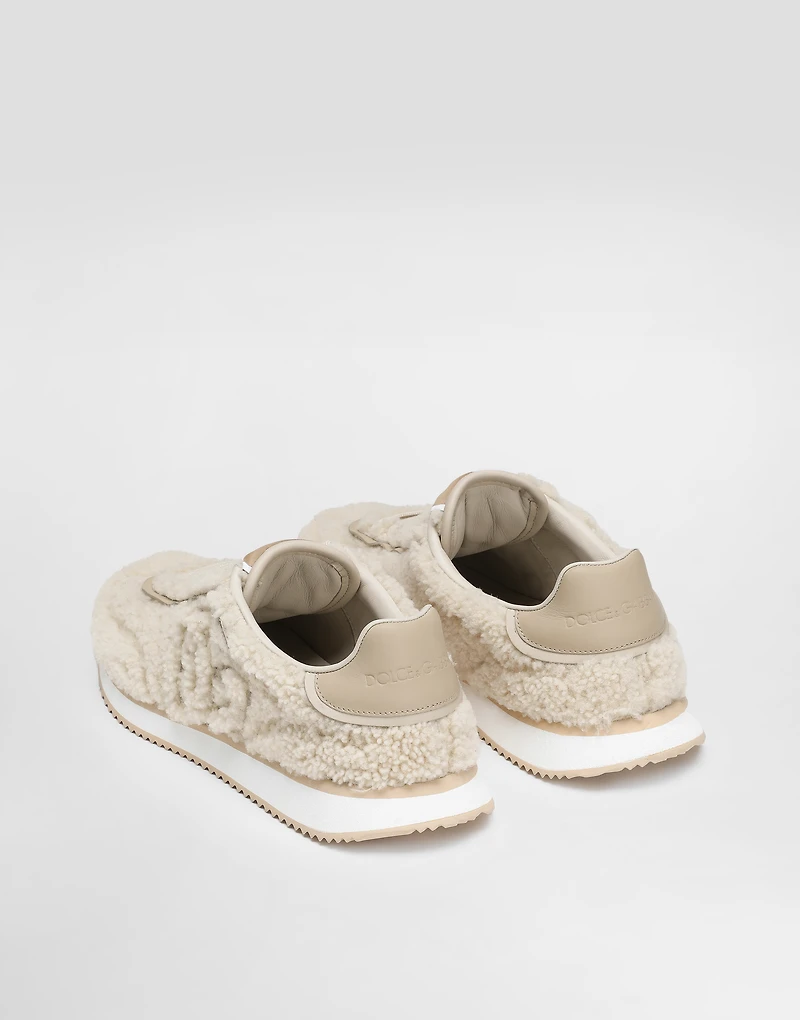 DG Cushion sheepskin sneakers